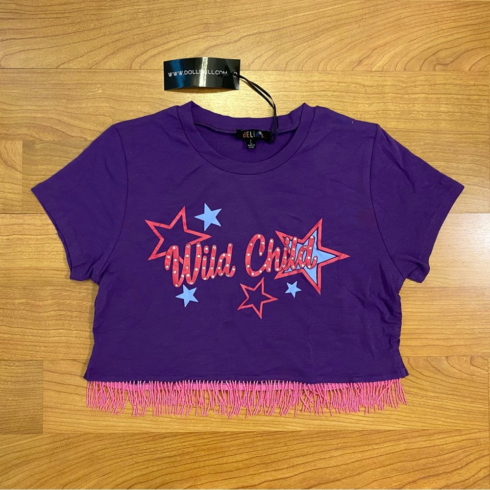 delia*s by Dolls Kill Vegas Vickie Baby Tee